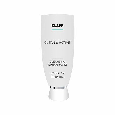 Klapp Clean and Active Cleansing Cream Foam
