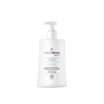 Medi+derma Crema Espumosa Sin Jabon Pieles Grasas 200ml